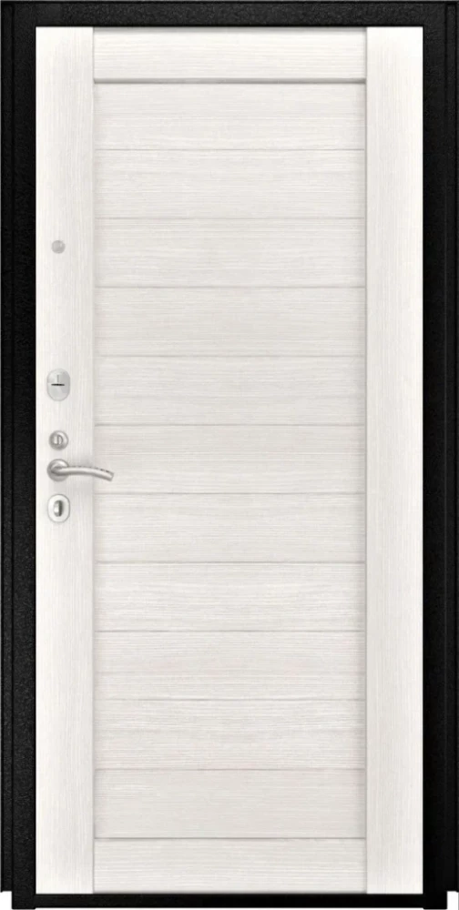 Входная дверь ДвериПРО Берген СБ-3 листв. бел. (21 беленый дуб) DPRO195725 внутренняя сторона