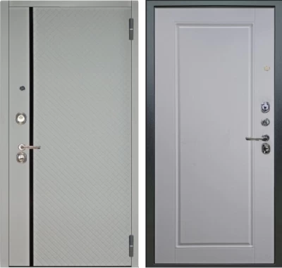 Дверь Аргус ЛЮКС 3К Рина-Белый-софт Антик серебро