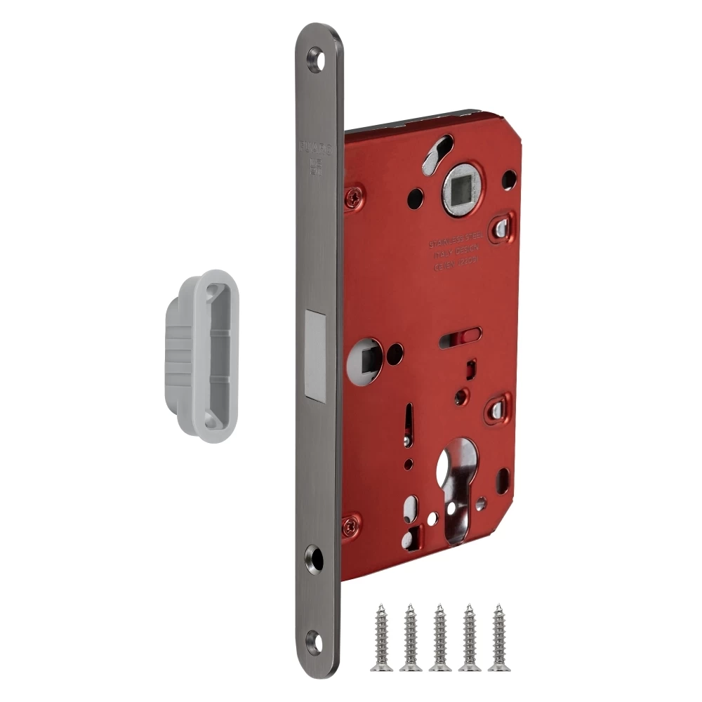 Фото Корпус врезного замка MAGNM85C-50/BL INOX GR-23 графит (блистер)