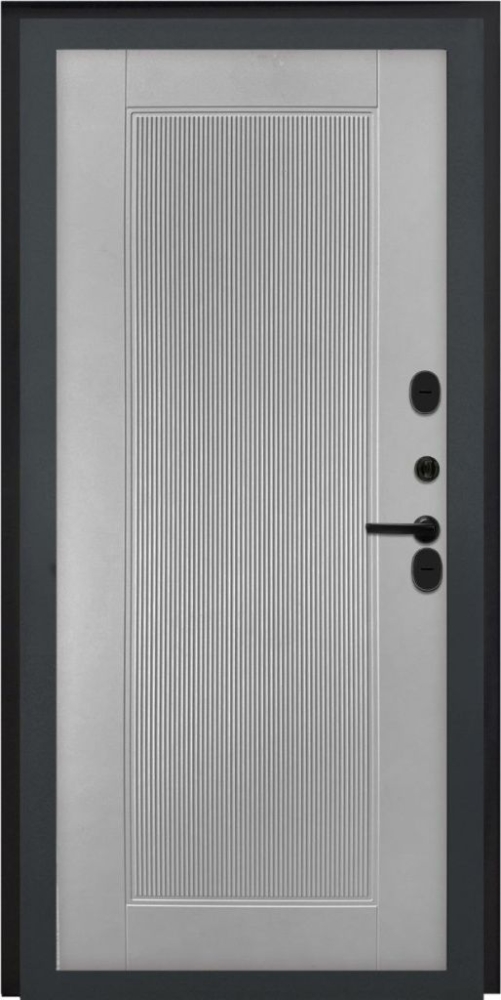 Входная дверь ДвериПРО Д-68 ПВХ 10мм Астрод Velutto Grigio DPRO195712 внутренняя сторона